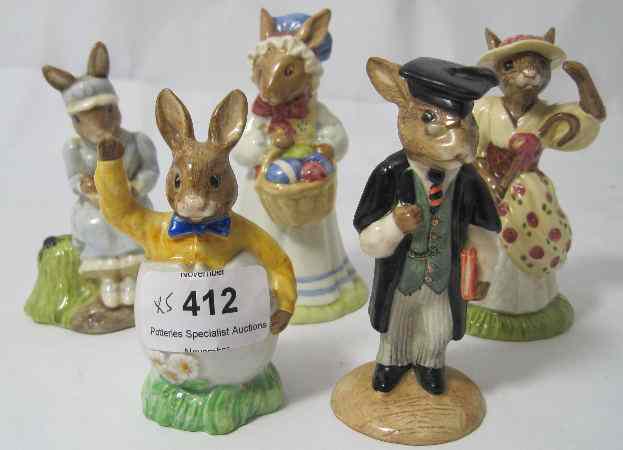 Appraisal: Royal Doulton Bunnykins Figures Little Miss Muffet DB Little Bo