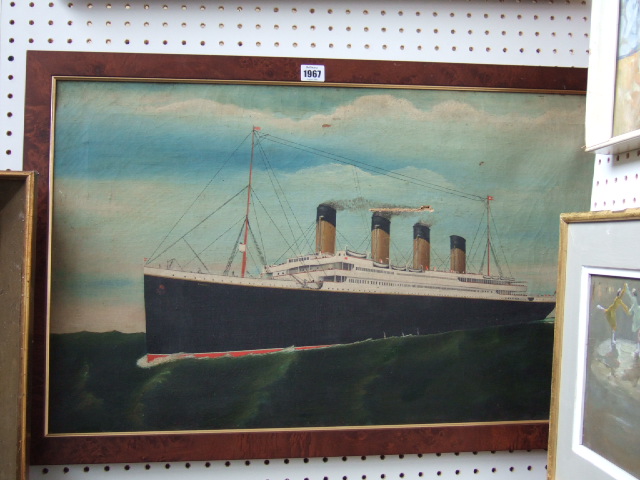 Appraisal: D Beagles early th century R M S Titanic oil