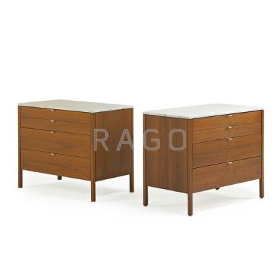 Appraisal: FLORENCE KNOLL Pair of four-drawer dressers Condition Report