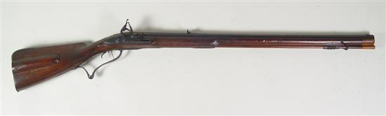 Appraisal: European Flintlock Ornate Hunting Rifle In approximately caliber Jaw screw