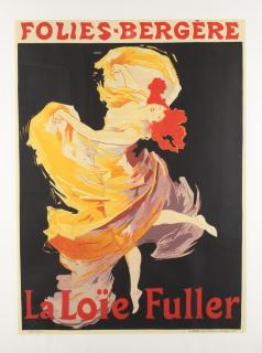 Appraisal: After Jules Cheret Folies- Bergere La Lo e Fuller reproduction