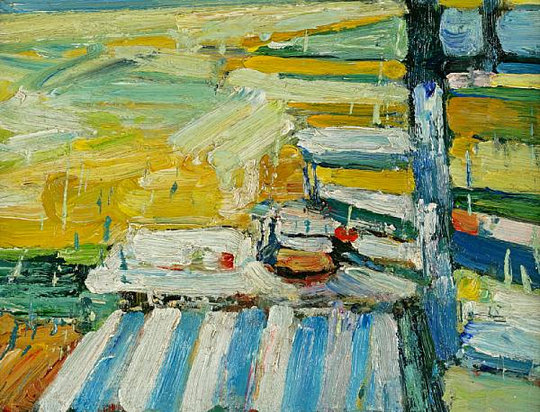 Appraisal: Roland Petersen American born Study for a Picnic Series signed