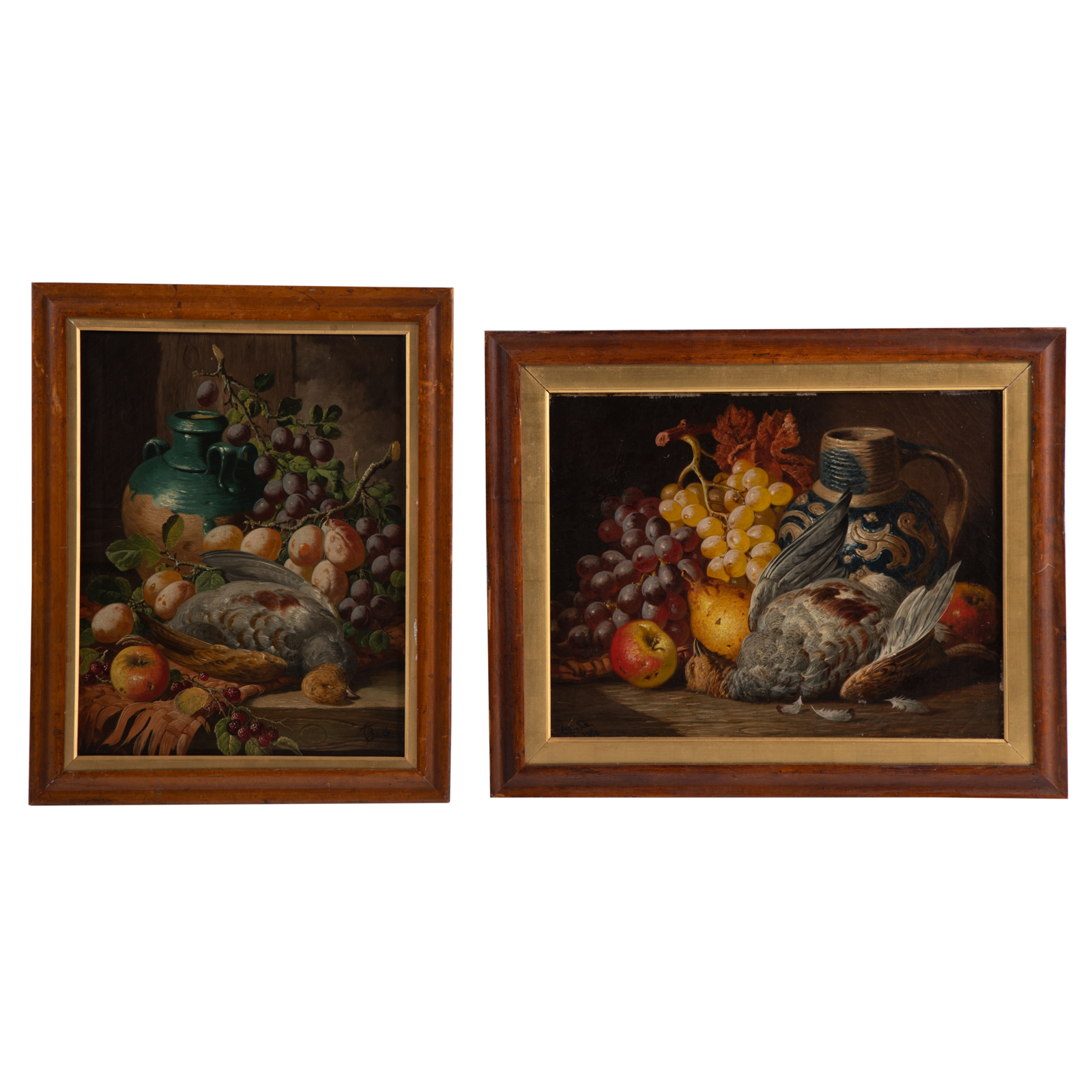 Appraisal: CHARLES THOMAS BALE TWO STILL LIFES WITH GAME British fl