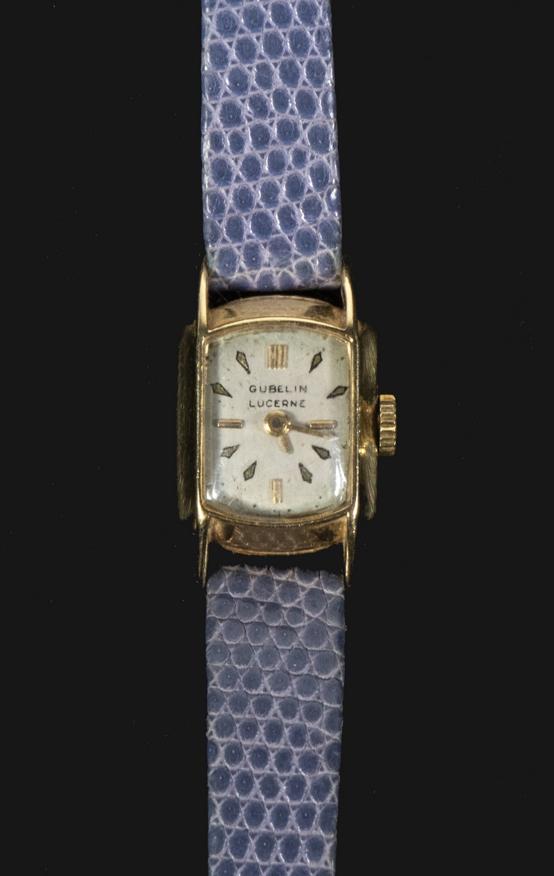 Appraisal: LADIES VINTAGE WRISTWATCH K Yellow Gold Gubelin Lucerne wristwatch with