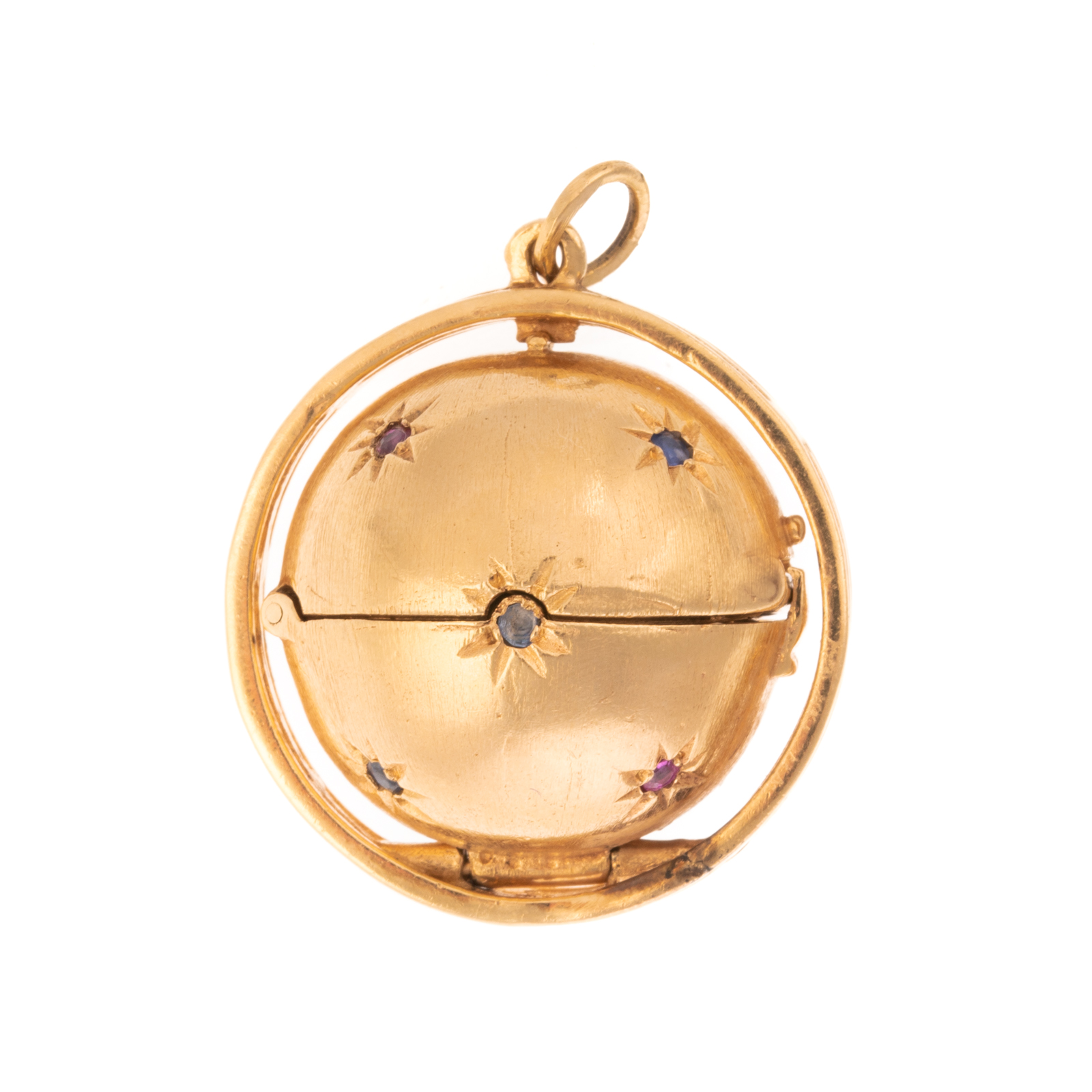 Appraisal: A CELESTIAL ACCORDION PICTURE FRAME LOCKET IN K K yellow