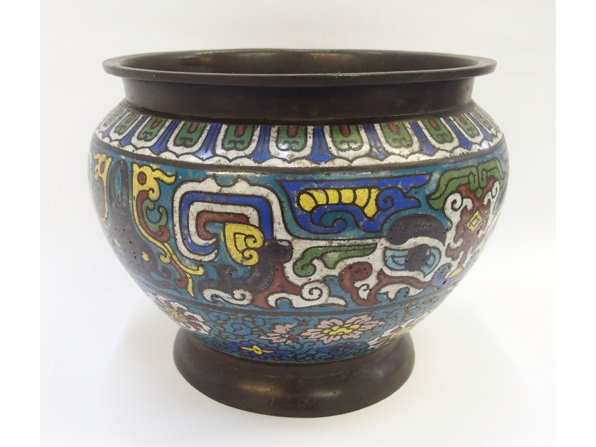 Appraisal: Chinese cloisonne jardiniere