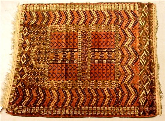 Appraisal: Antique Tekke Bokhara prayer rug ' '' x ' ''