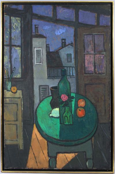 Appraisal: Otto Abt Swiss - 'Beau Matin' oil on jute x