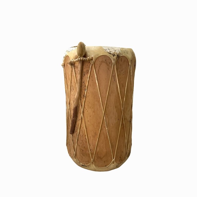 Appraisal: Native American Pueblo Drums s- s Native American Pueblo Drums