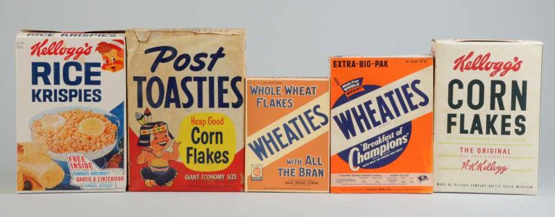 Appraisal: Lot Of Cereal Boxes This lot includes two Wheaties boxes