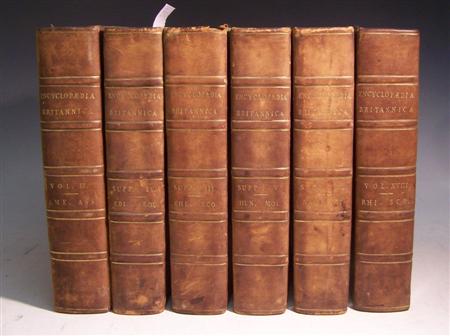 Appraisal: Encyclopaedia Britannica Edinburgh A Constable Co Fifth edition volumes -