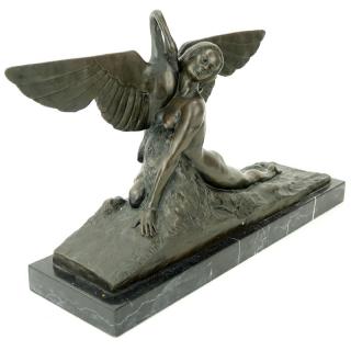 Appraisal: After Amadeo Gennarelli Italian - Bronze sculpture on marble base