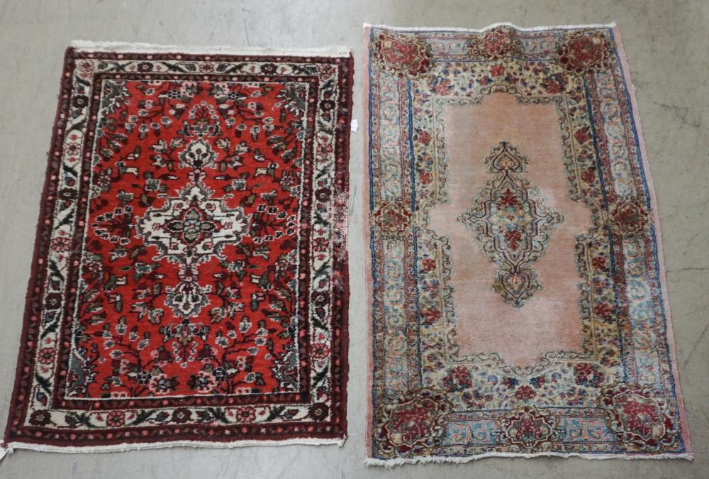 Appraisal: HAMADAN AND KERMAN RUGS FT IN X FT INHamadan and