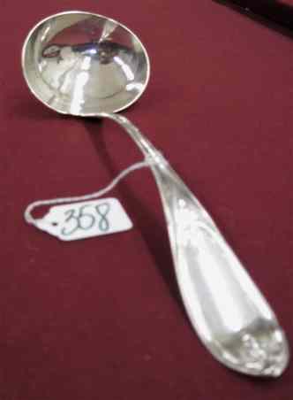 Appraisal: AMERICAN COIN SILVER PUNCH LADLE by Bailey Kettell Chapman in