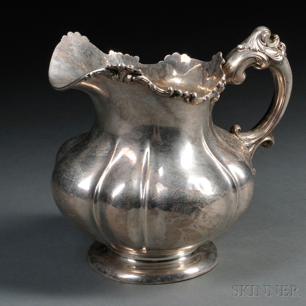 Appraisal: Frank Smith Sterling Silver Water Pitcher Gardner Massachusetts late th