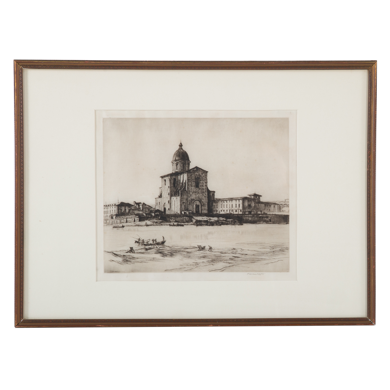 Appraisal: DAVID MUIRHEAD BONE SAN FREDIANO IN CESTELLO ETCHING British -