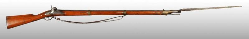 Appraisal: German Musket Description OL BL This percussion German musket is