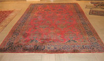 Appraisal: Sarouk carpet west persia circa ft in x ft in