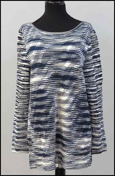 Appraisal: MISSONI SYNTHETIC KNIT TOP Condition Overall excellent condition Knit top