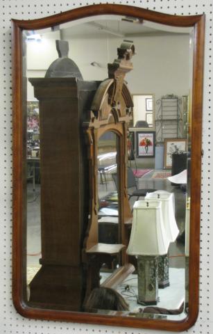 Appraisal: Antique Wood Framed Mirror