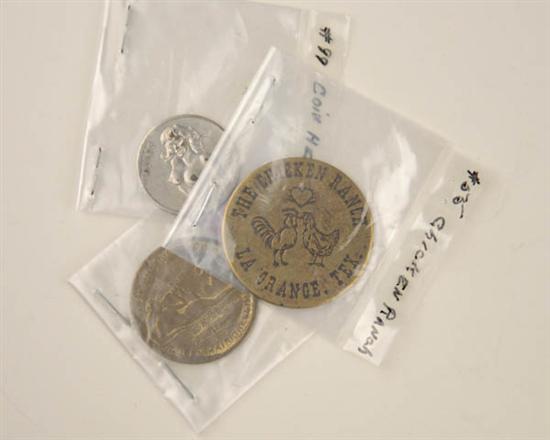 Appraisal: Three Tokens Chicken Ranch Brothel Nude Men's Club