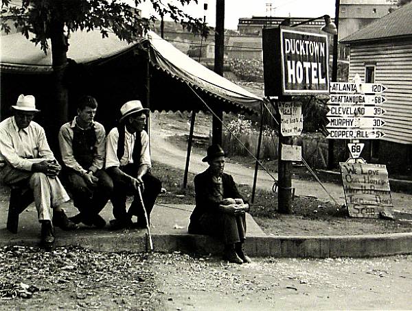 Appraisal: Marion Post Wolcott American - Ducktown Hotel Tennessee Gelatin silver