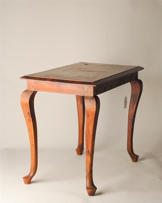 Appraisal: Walnut Occasional Table cabriole legs high wide deep