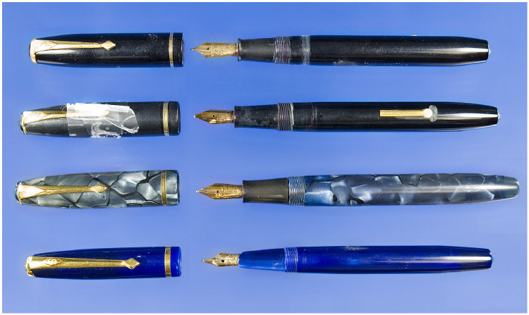 Appraisal: Conway Stewart Pens Relief by Conway Stewart In black celluloid