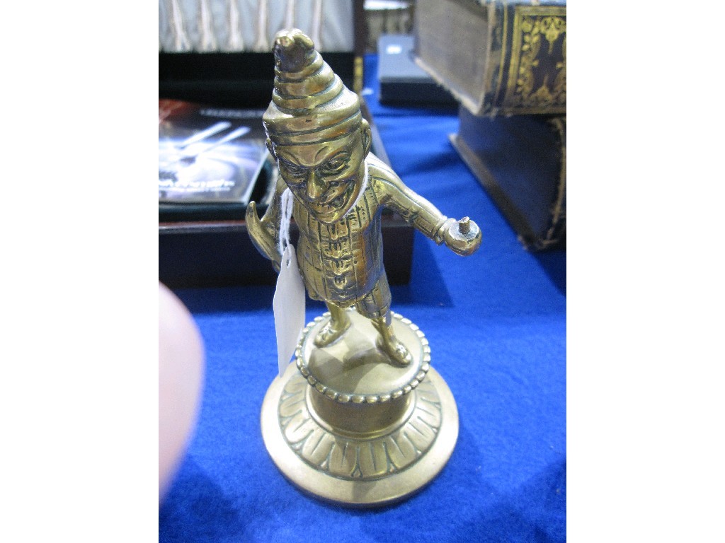 Appraisal: Brass figure of Punch