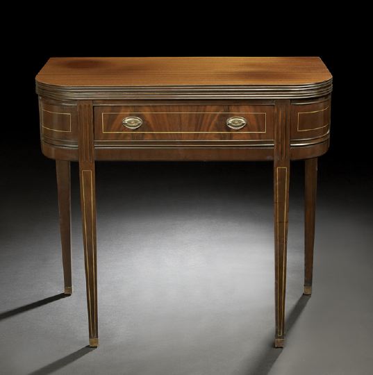 Appraisal: George III-Style Mahogany Games Table in the Hepplewhite taste the