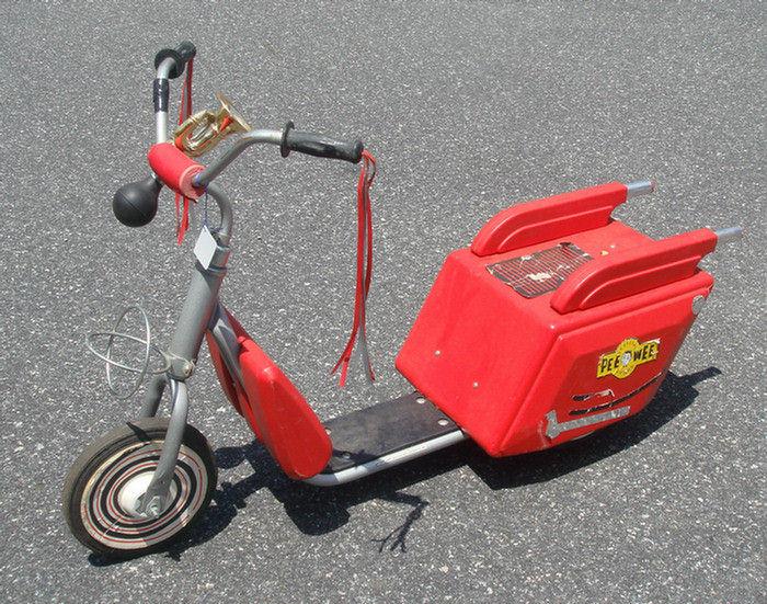 Appraisal: Pee Wee Scooter shows some wear to the stickers plastic