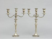 Appraisal: Pair of International Sterling Candelabra Prelude pattern sterling candelabra with