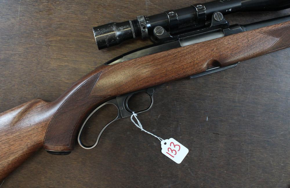 Appraisal: WINCHESTER MODEL LEVER ACTION RIFLE Winchester caliber barrel blued finish