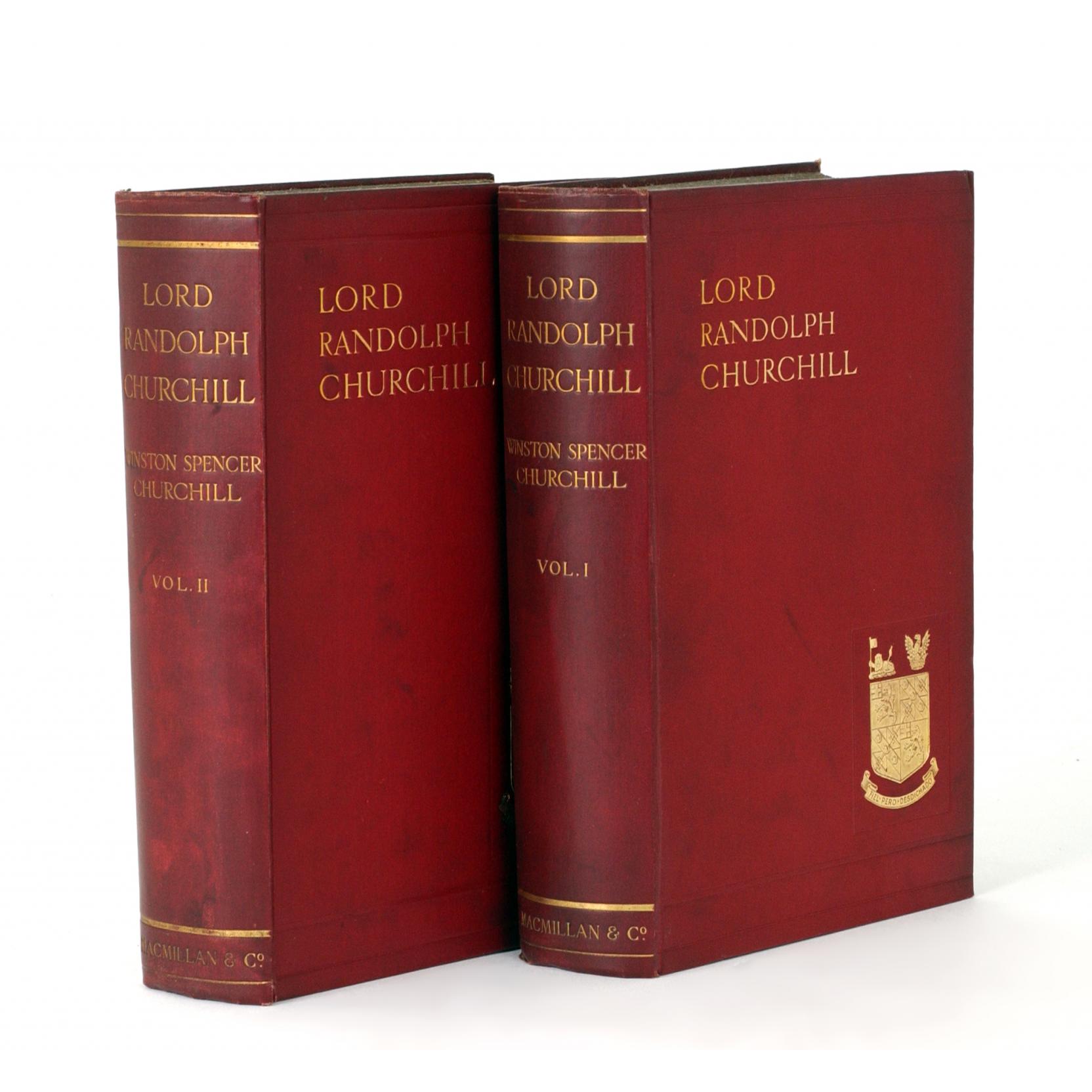 Appraisal: Winston Churchill Lord Randolph Churchill London Macmillan Co Ltd First