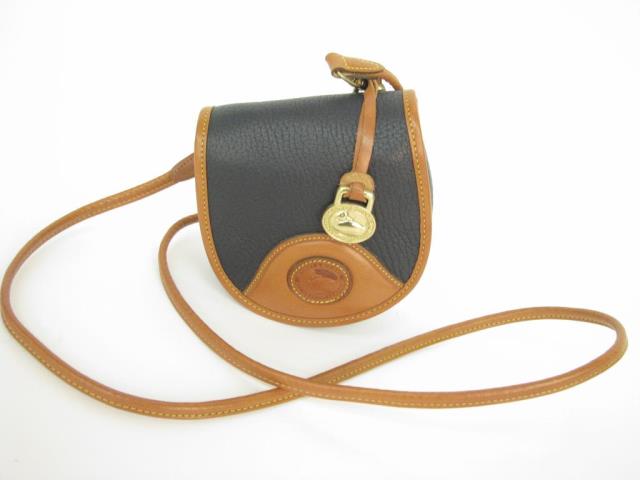 Appraisal: Dooney Bourke mini Saddle Bag cross body purse Navy blue