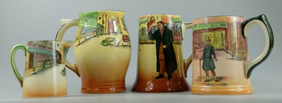 Appraisal: A collection of Royal Doulton Dickens seriesware Tony Weller jug