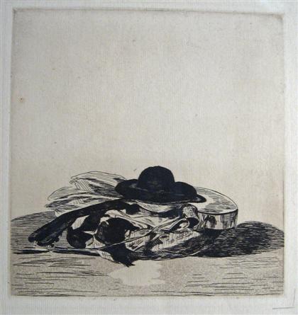 Appraisal: DOUARD MANET french - FRONTISPIECE FOR AN EDITION OF ETCHINGS