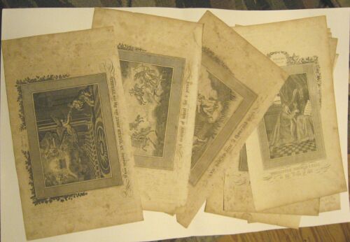 Appraisal: LOT OF RELIGIOUS ENGRAVINGS CIRCA