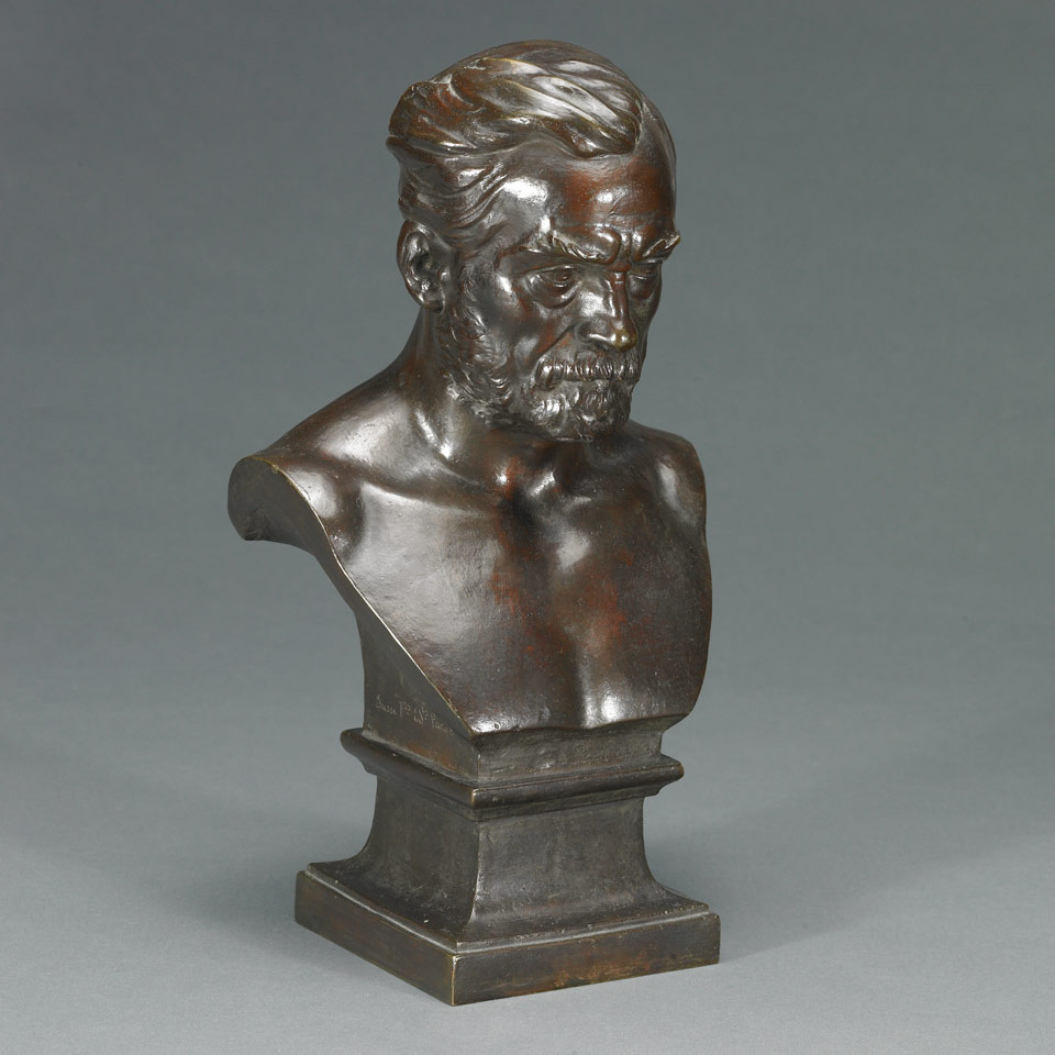 Appraisal: BUST OF LOUIS PASTEUR Paul M L Richer FRENCH -