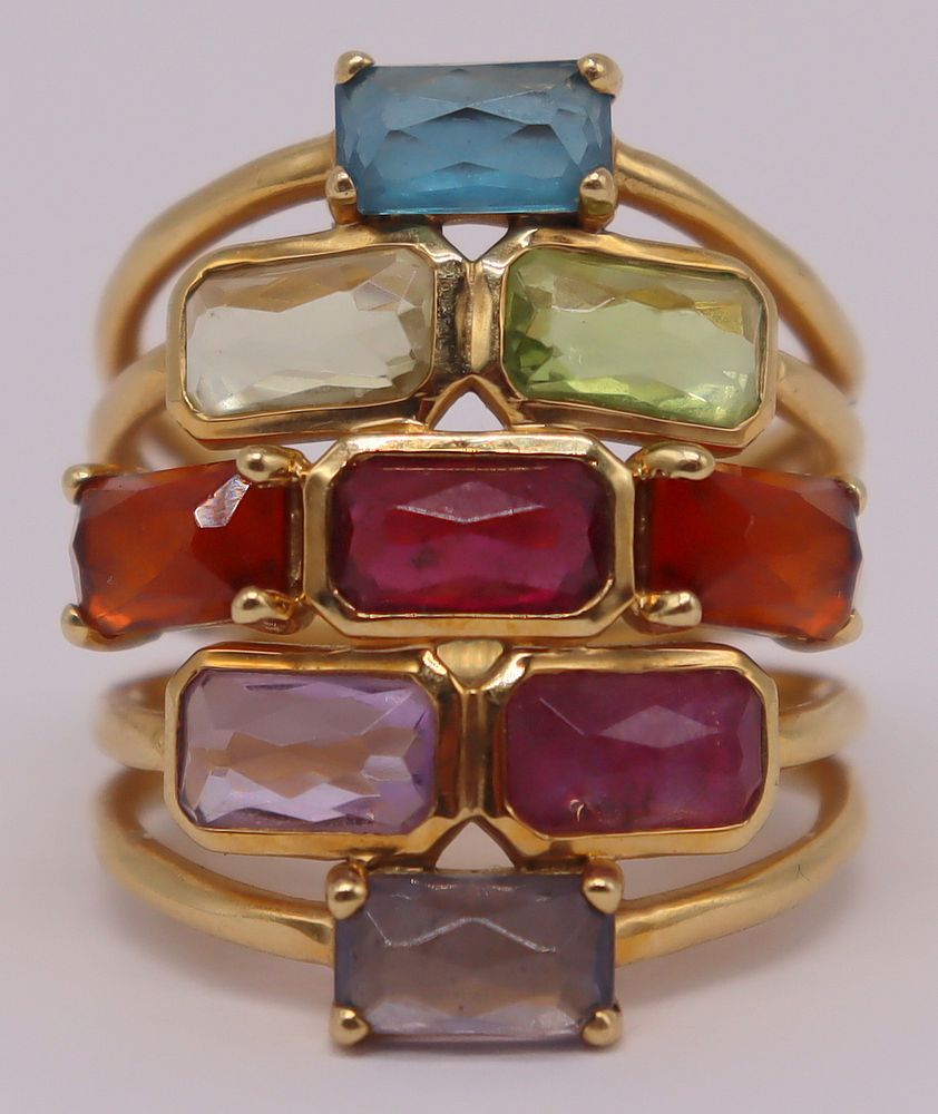 Appraisal: JEWELRY Ippolita kt Gold and Colored Gem Ring Ippolita kt