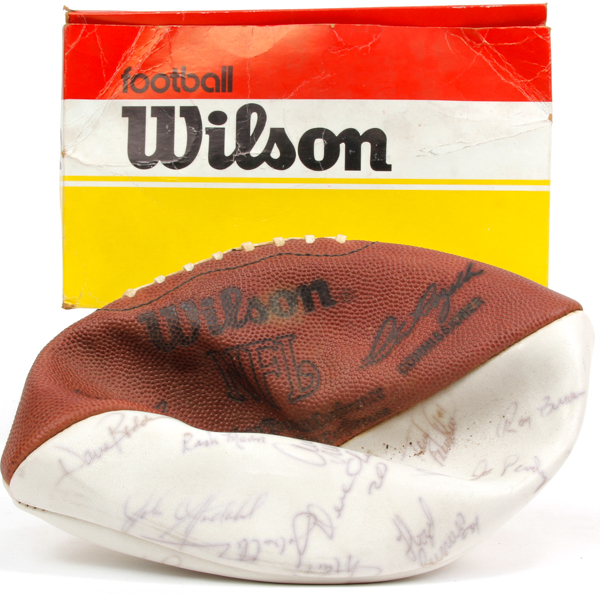 Appraisal: Pro Bowl Signed Football Approximately signatures