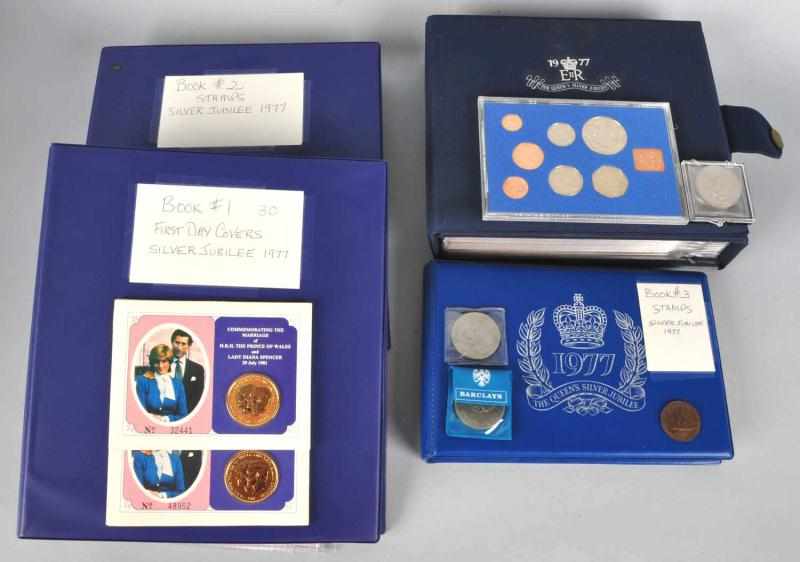 Appraisal: Lot of English Coronation Queen Silver Jubilee Description Dated Collection