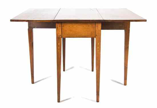 Appraisal: An American Gate-Leg Table having a rectangular top with a