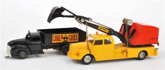 Appraisal: TWO TEKNO MODELS including Tekno - Chevrolet Coal truck black