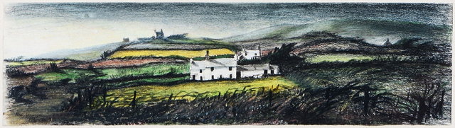 Appraisal: NAN YOUNGMAN - Anglesey landscape signed and dated pastels x