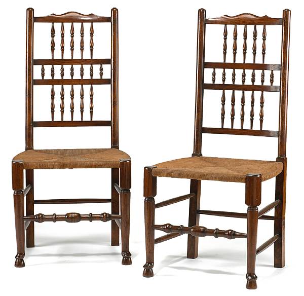 Appraisal: Furniture Comprising two armchairs and ten side chairs each with