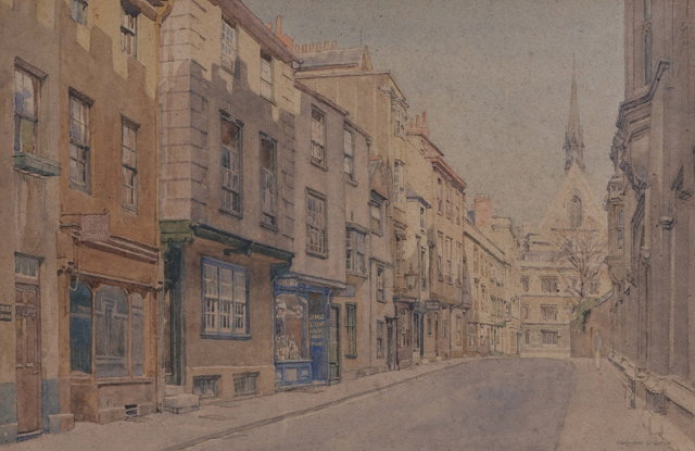 Appraisal: BERNARD CECIL GOTCH - 'Ship Street Oxford' signed and with