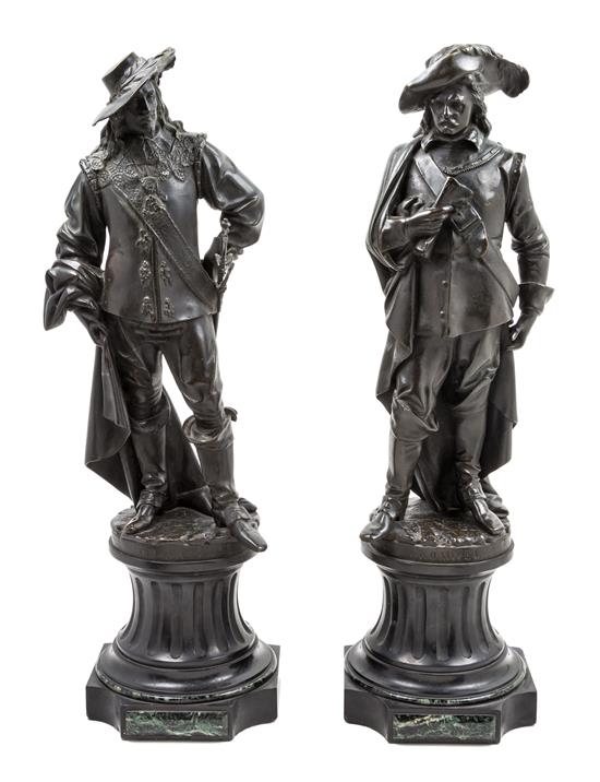 Appraisal: Sale Lot A Pair of French Bronze Figures after albert