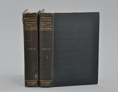 Appraisal: Abraham Lincoln The Prairie Years in Two Volumes by Carl