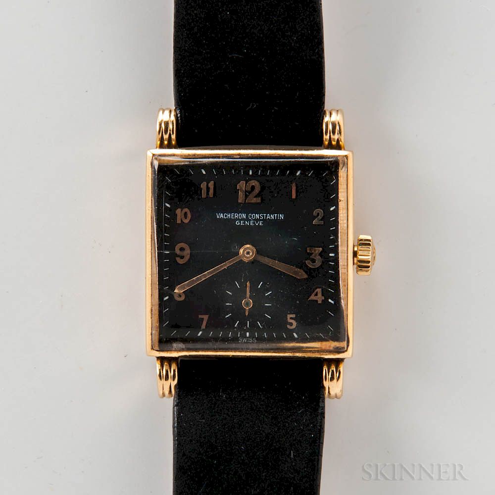 Appraisal: Vacheron Constantin kt Gold Manual-wind Wristwatch Vacheron Constantin kt Gold